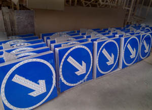 compact solar signs